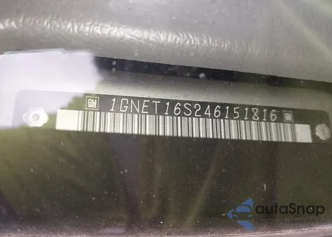 2004 Chevrolet Trailblazer Ext Lt z USA, uszkodzony, nr VIN 1GNET16S246151816